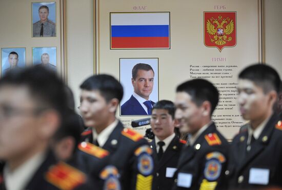 Training at Yekaterinburg Suvorov Military School