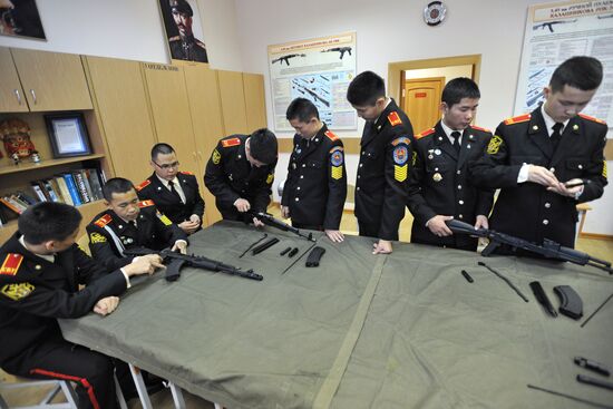 Training at Yekaterinburg Suvorov Military School
