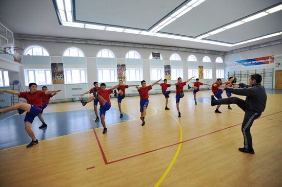 Training at Yekaterinburg Suvorov Military School