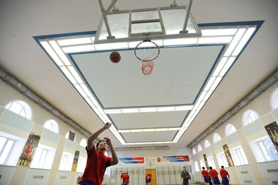 Training at Yekaterinburg Suvorov Military School