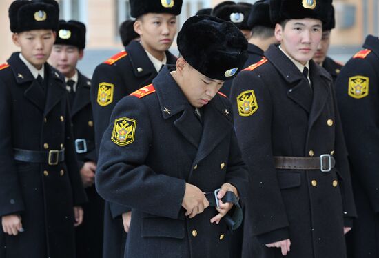 Training at Yekaterinburg Suvorov Military School