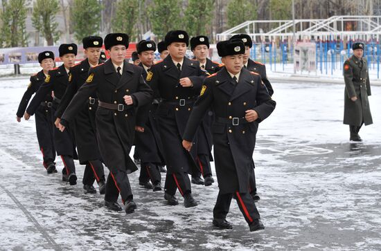 Training at Yekaterinburg Suvorov Military School