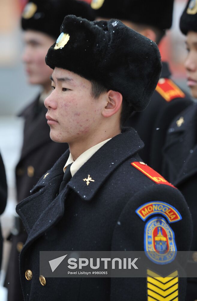 Training at Yekaterinburg Suvorov Military School