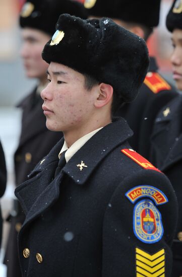 Training at Yekaterinburg Suvorov Military School