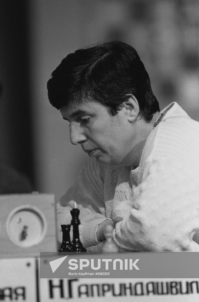 Chess player Nona Gaprindashvili
