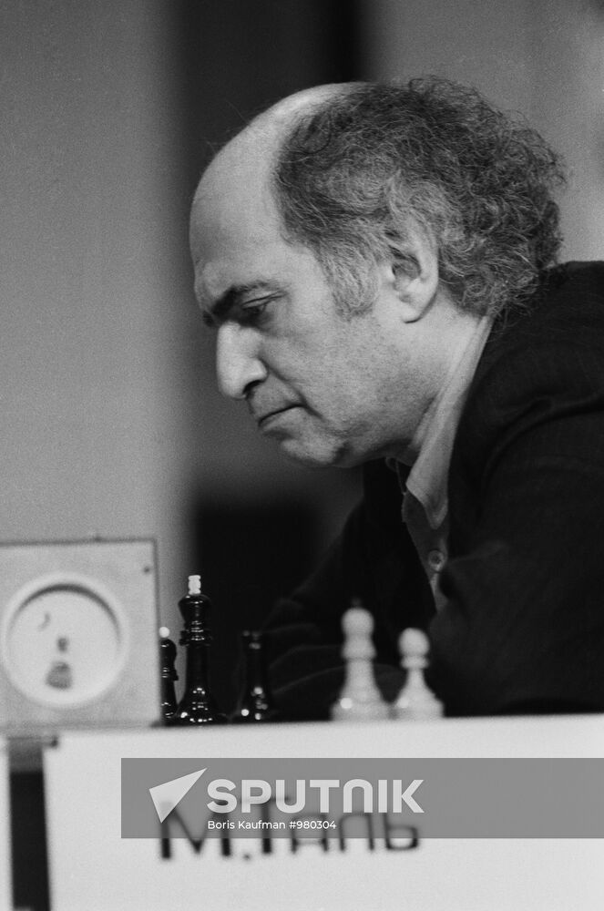 Chess player Mikhail Tal