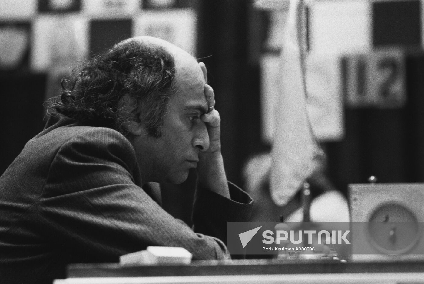 Chess player Mikhail Tal