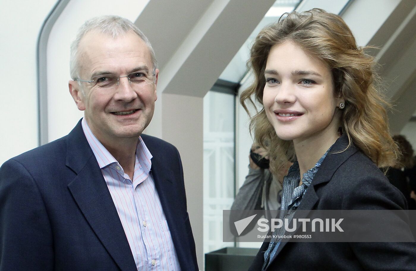 Natalia Vodianova at presentation of book "Give Me a Chance"