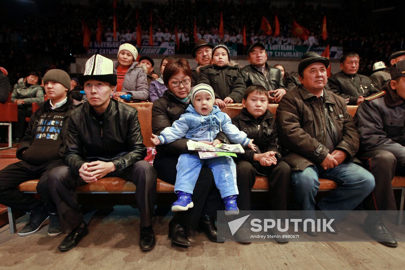 Campaigning in Kyrgyzstan