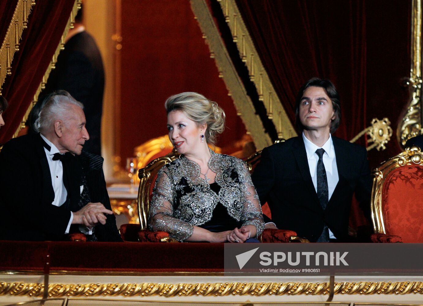 Svetlana Medvedeva attends Bolshoi Theater reopening