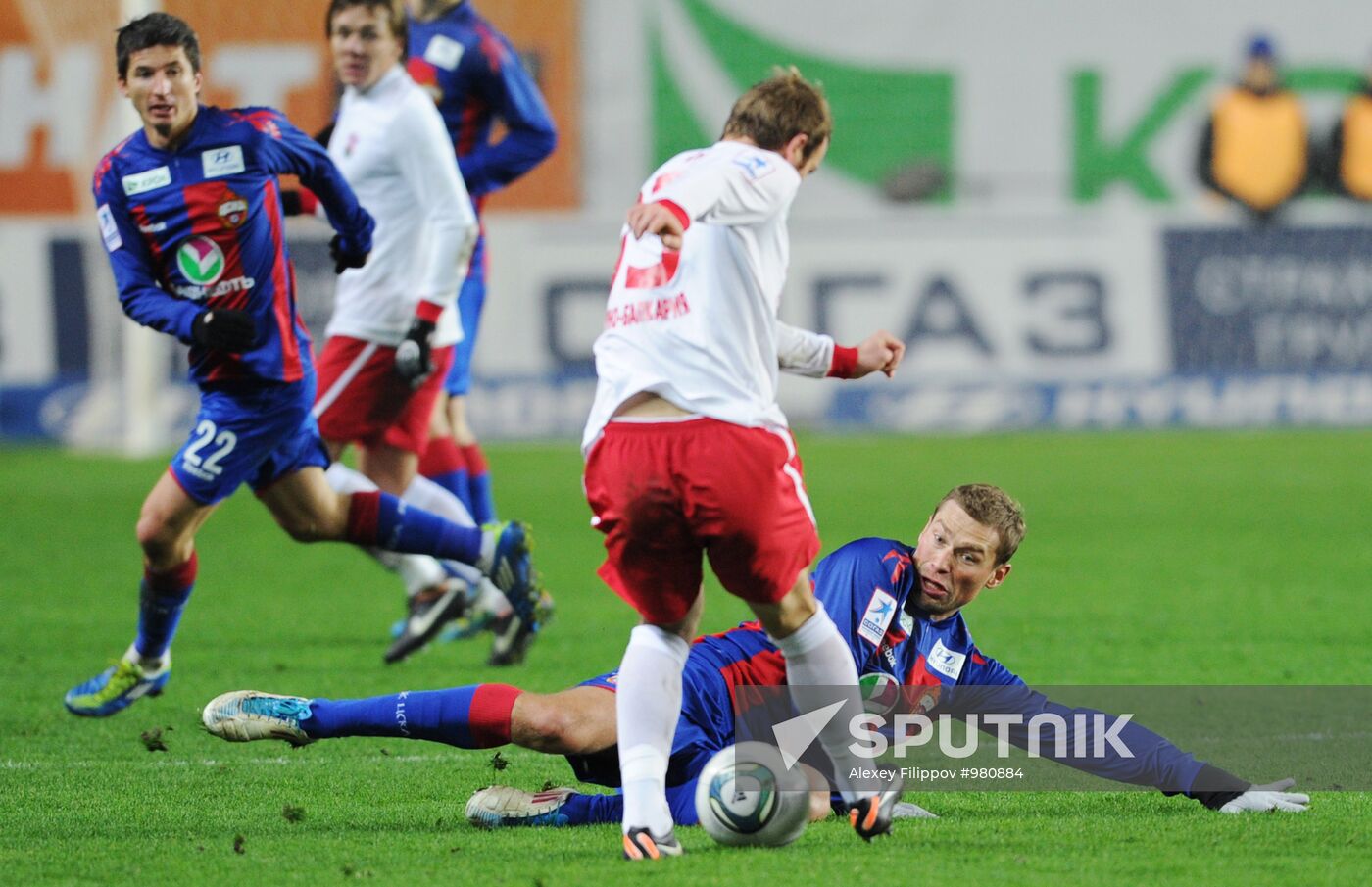 Russian Football Premier League. CSKA Moscow vs. Spartak Nalchik