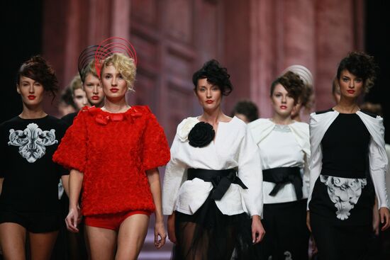Sergei Sysoyev showing as part of Volvo-Moscow Fashion Week