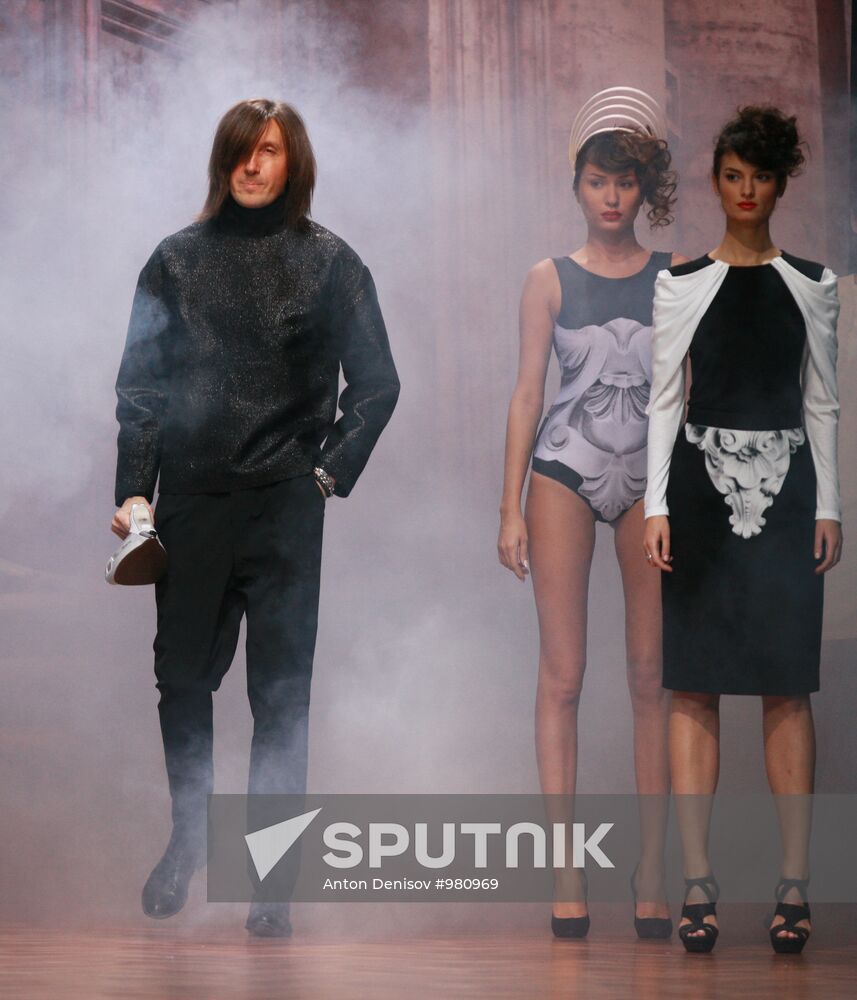 Sergei Sysoyev showing as part of Volvo-Moscow Fashion Week