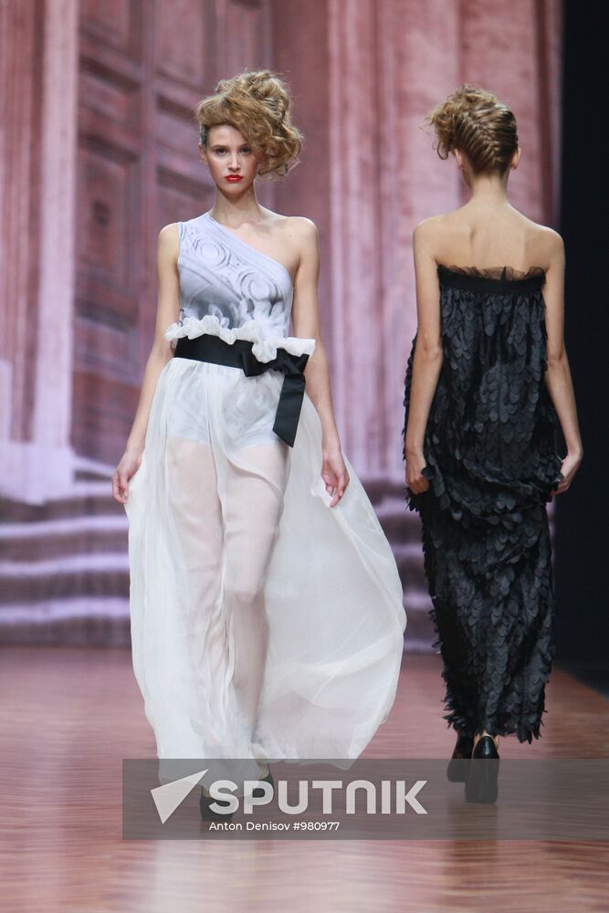 Sergei Sysoyev showing as part of Volvo-Moscow Fashion Week