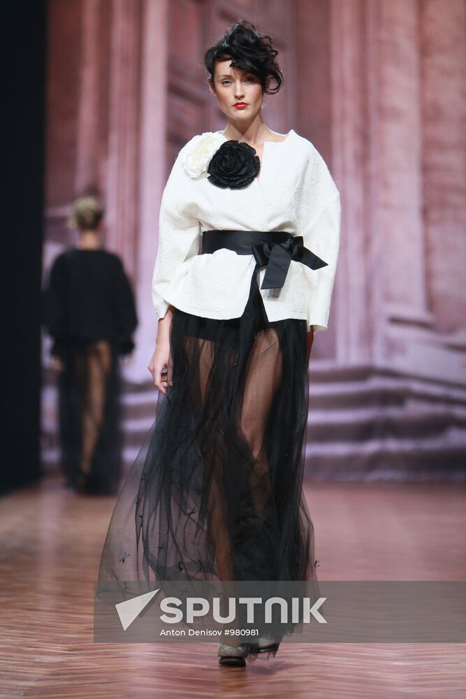 Sergei Sysoyev showing as part of Volvo-Moscow Fashion Week