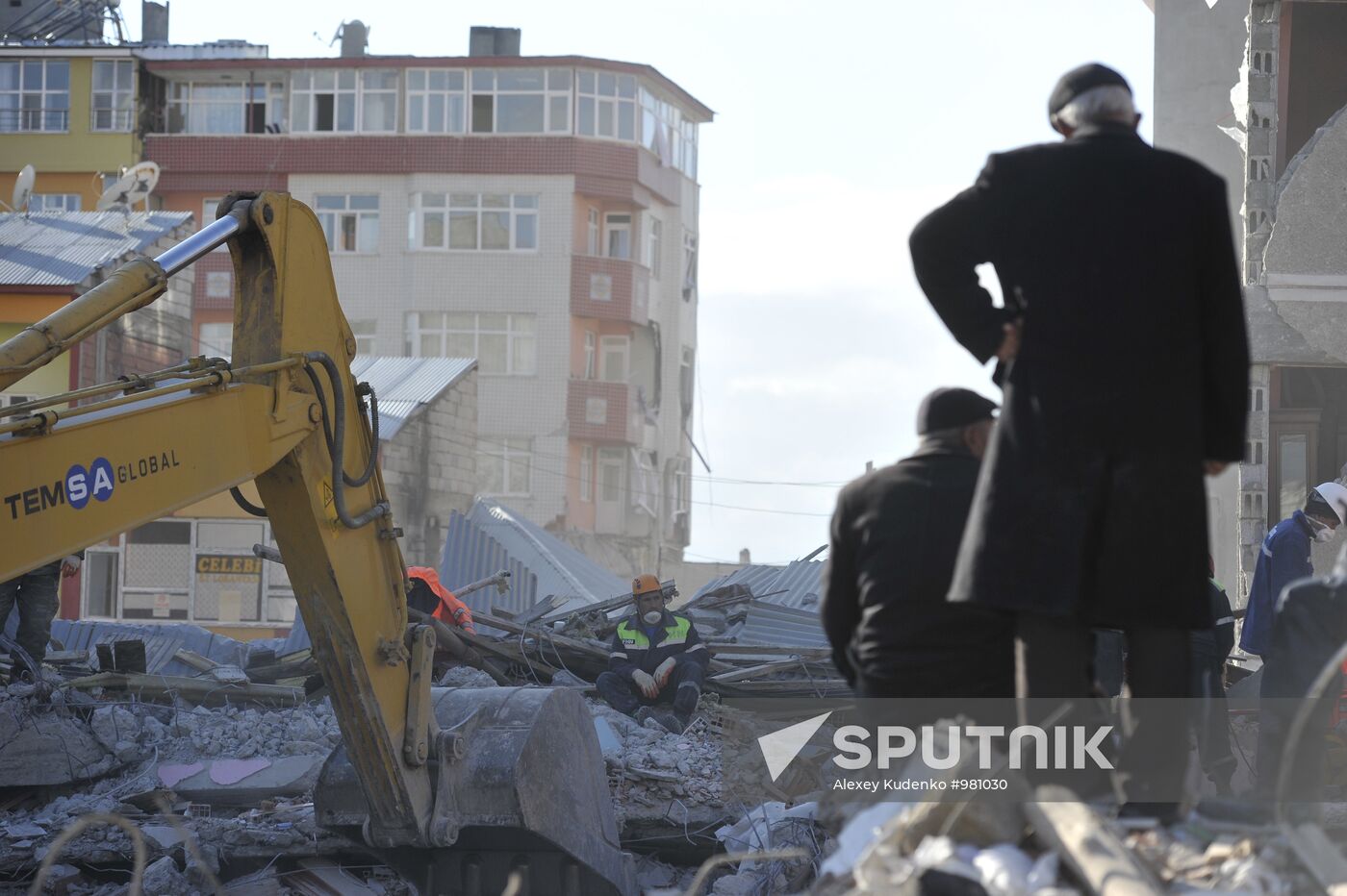 Earthquake aftermath in Turkey