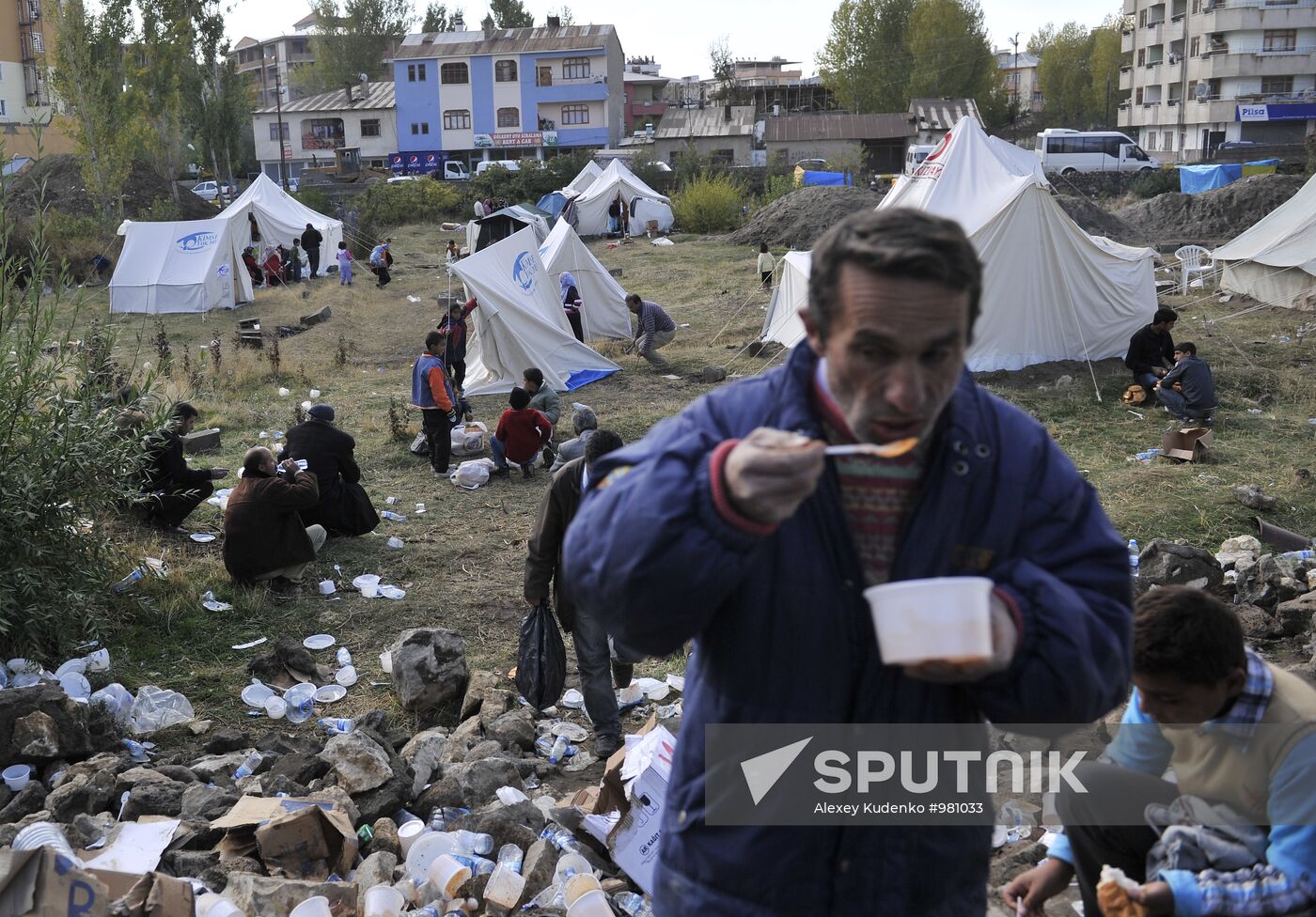 Earthquake aftermath in Turkey