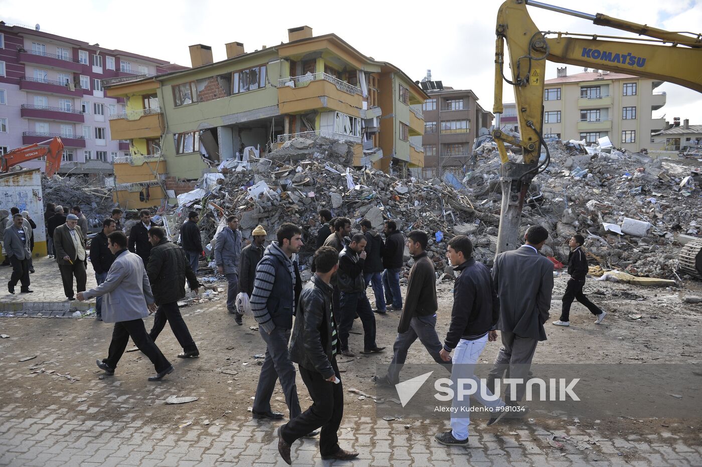 Earthquake aftermath in Turkey