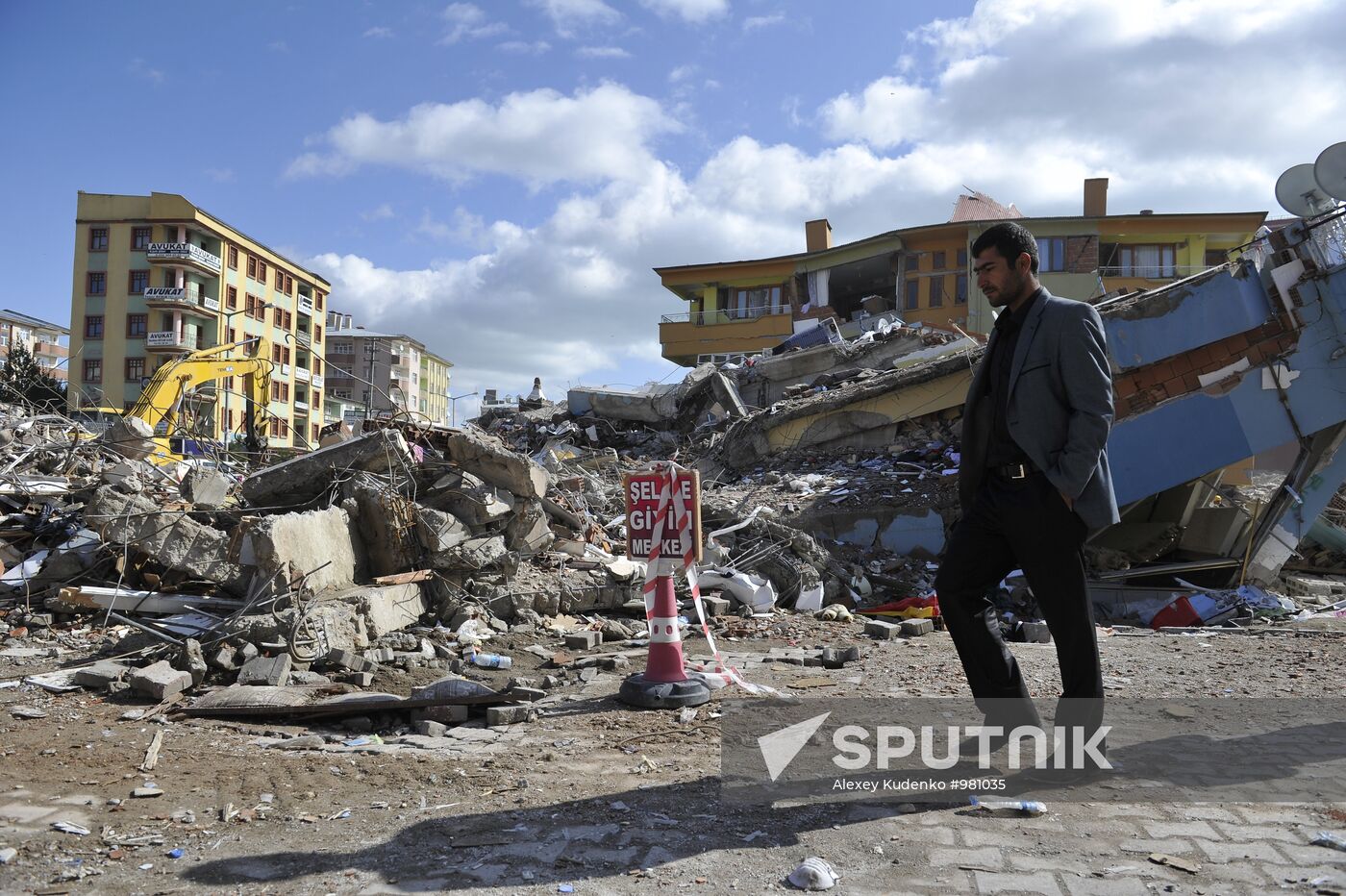 Earthquake aftermath in Turkey