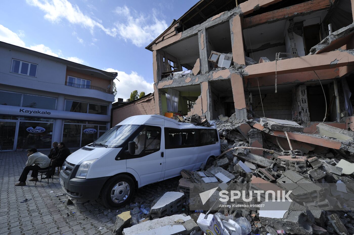 Earthquake aftermath in Turkey