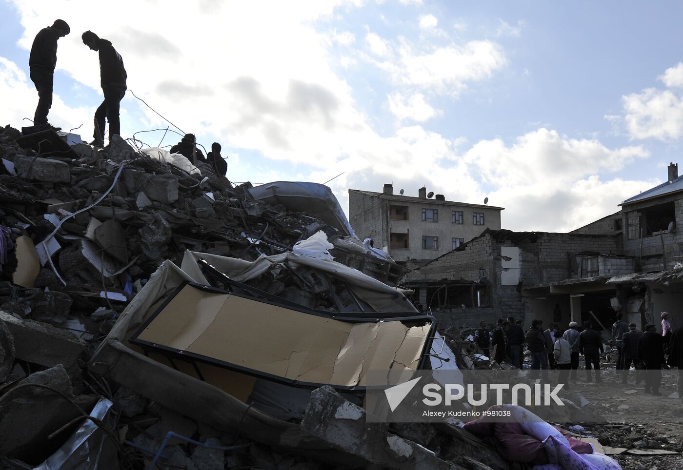 Earthquake aftermath in Turkey