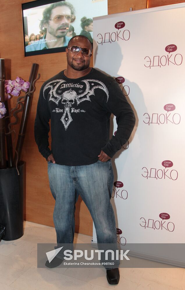Private dinner with Lamon Brewster and James Toney in Moscow