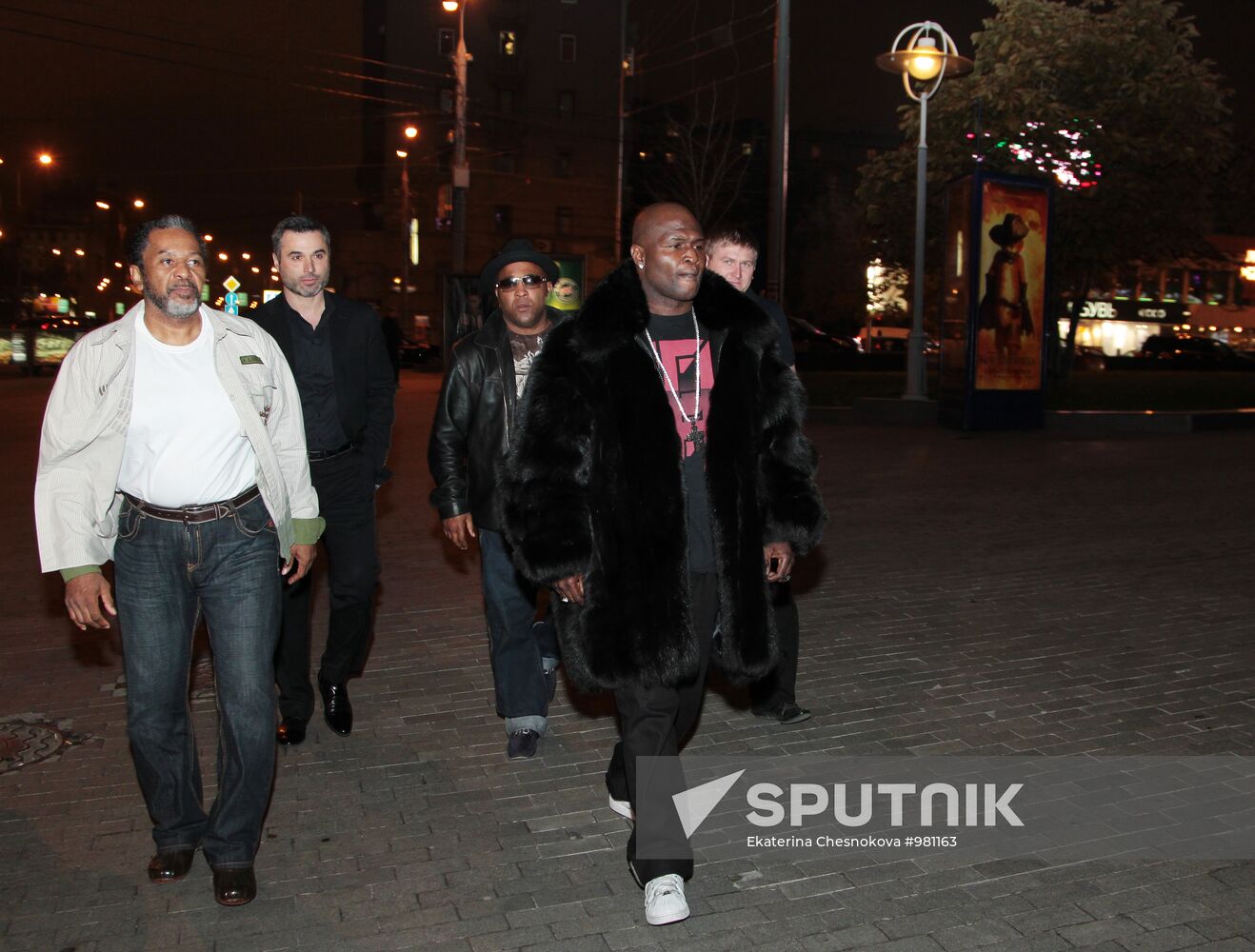 Private dinner with Lamon Brewster and James Toney in Moscow