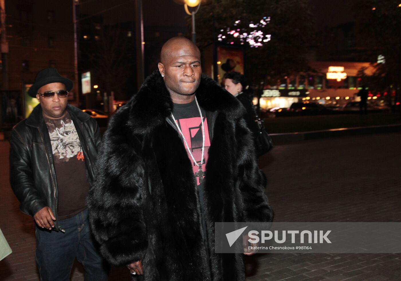 Private dinner with Lamon Brewster and James Toney in Moscow