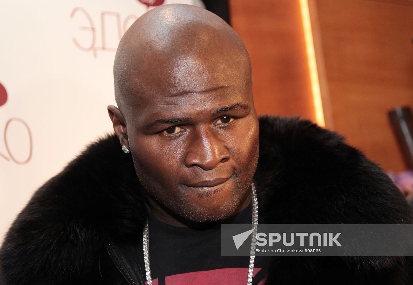 Private dinner with Lamon Brewster and James Toney in Moscow