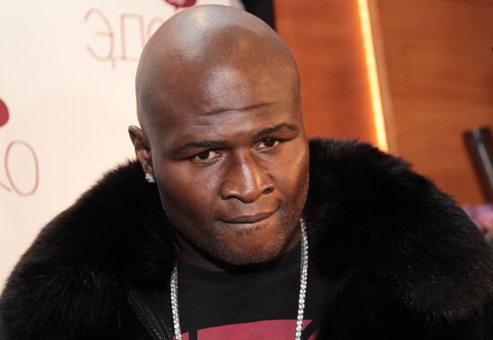 Private dinner with Lamon Brewster and James Toney in Moscow