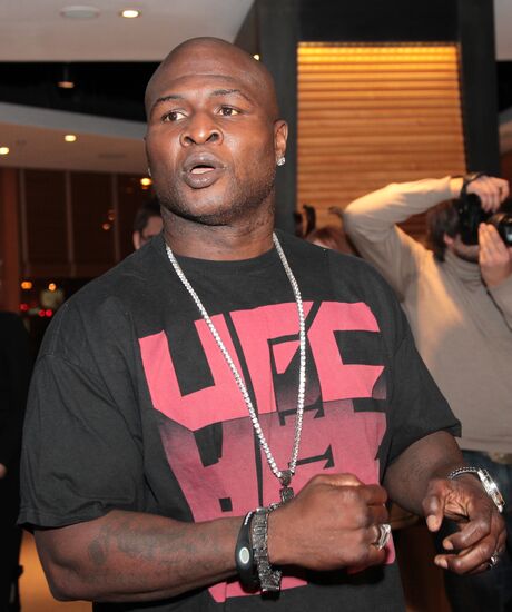 Private dinner with Lamon Brewster and James Toney in Moscow