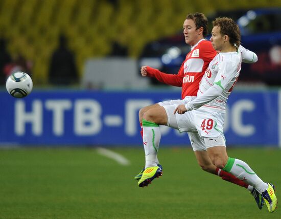 Football. Russian Premier League. Spartak vs Lokomotiv