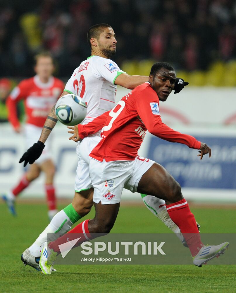 Football. Russian Premier League. Spartak vs Lokomotiv