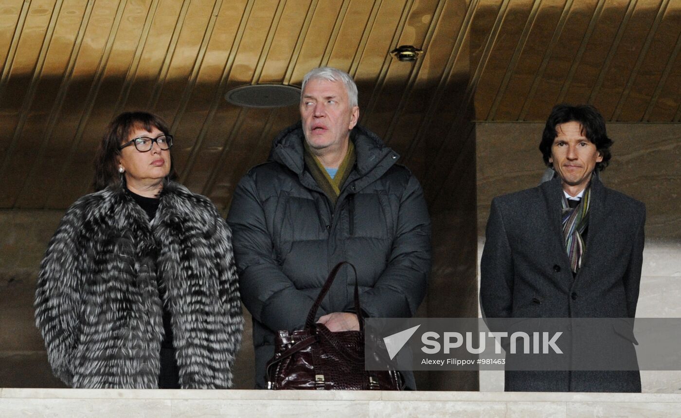 Football RPFL Match "Spartak" (Moscow) and "Lokomotiv"
