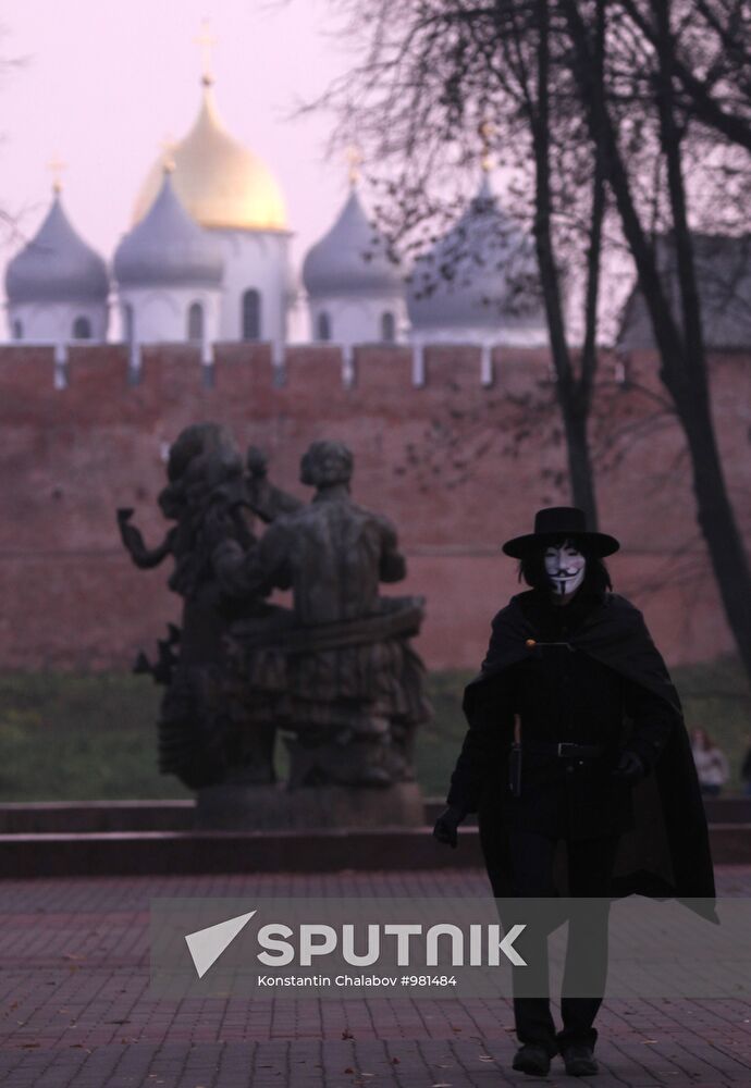 Celebrating Halloween in Veliky Novgorod