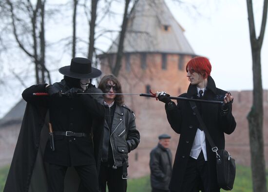 Celebrating Halloween in Veliky Novgorod