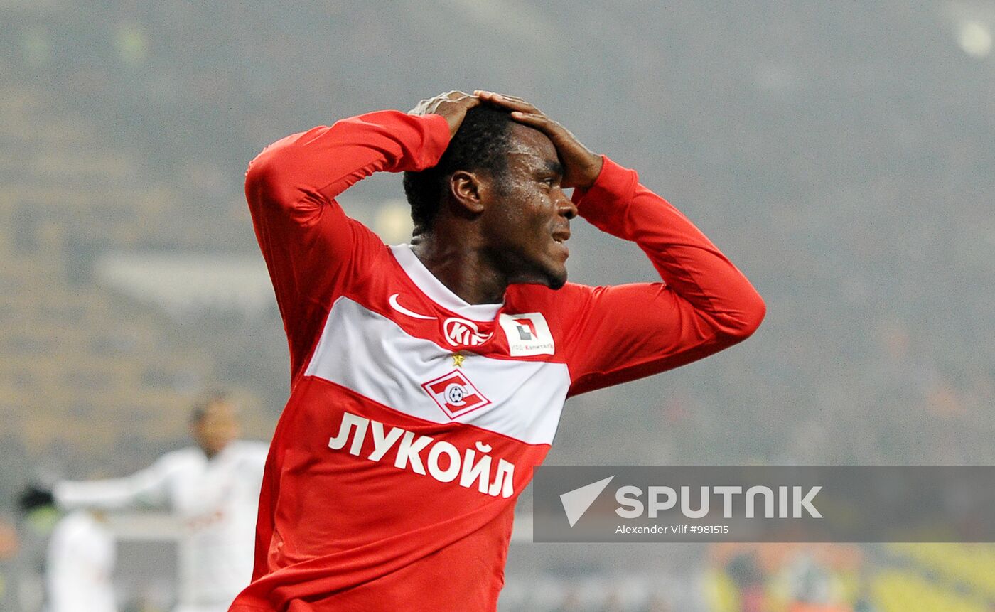 Football Premier League. Match Spartak and Lokomotiv