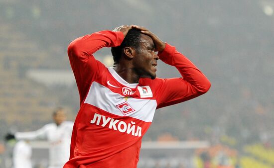 Football Premier League. Match Spartak and Lokomotiv