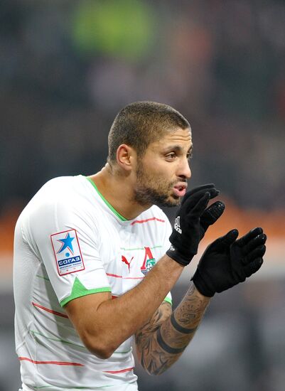 Football Premier League. Match Spartak and Lokomotiv
