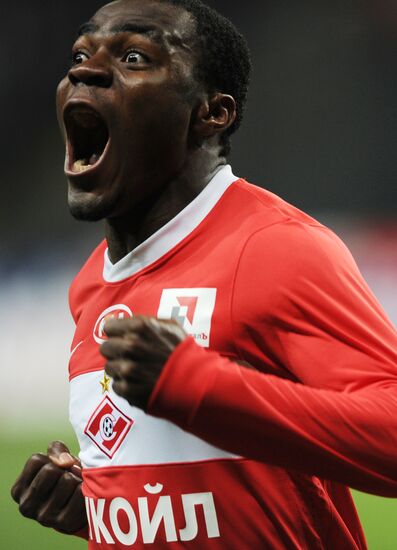 Football Premier League. Match Spartak and Lokomotiv