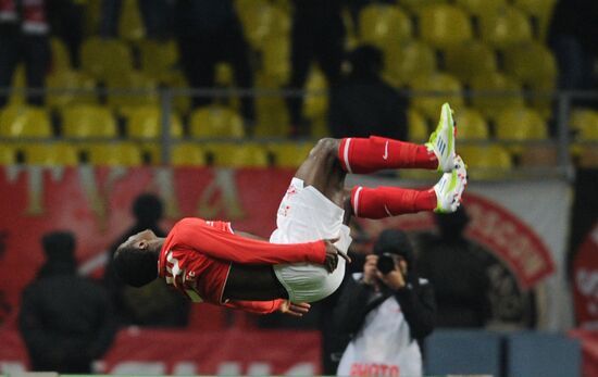 Football Premier League. Match Spartak and Lokomotiv