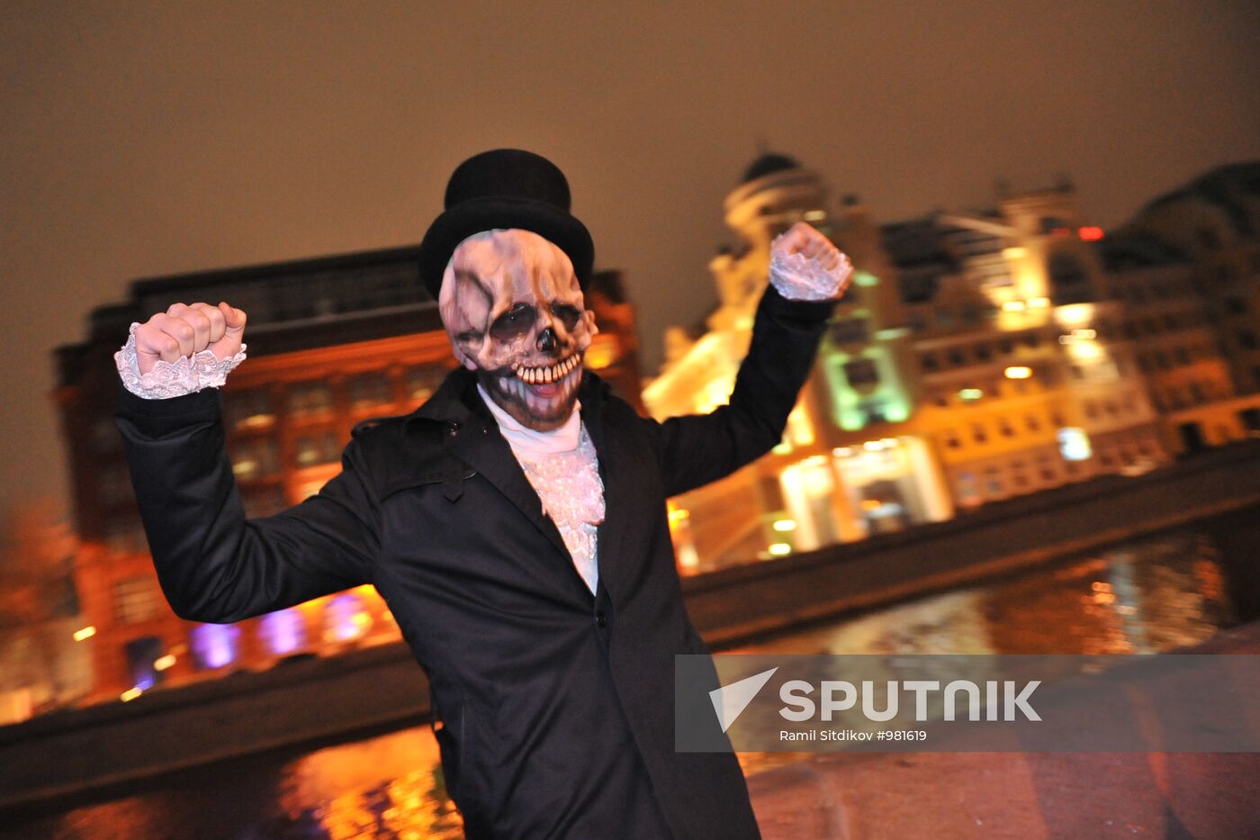 Halloween celebration in Moscow