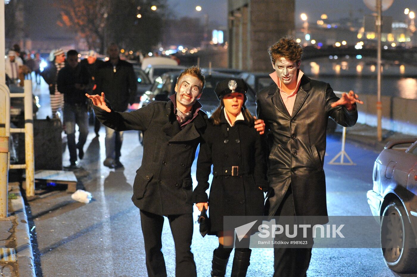 Halloween celebration in Moscow