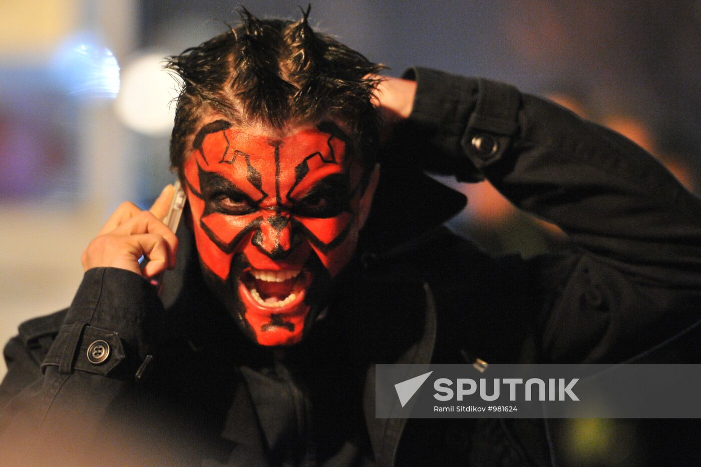 Halloween celebration in Moscow