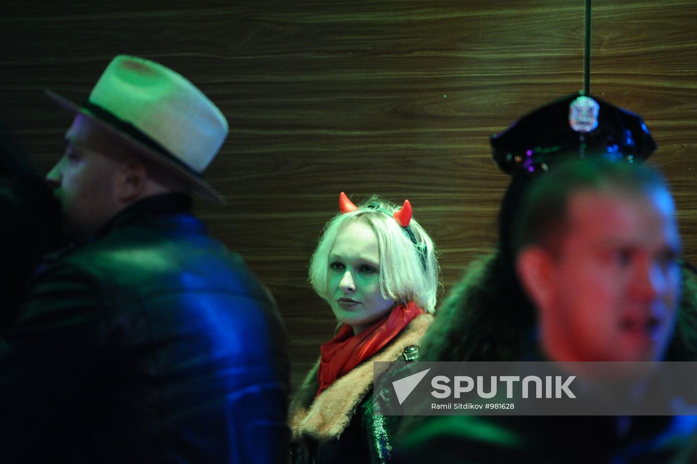 Halloween celebration in Moscow