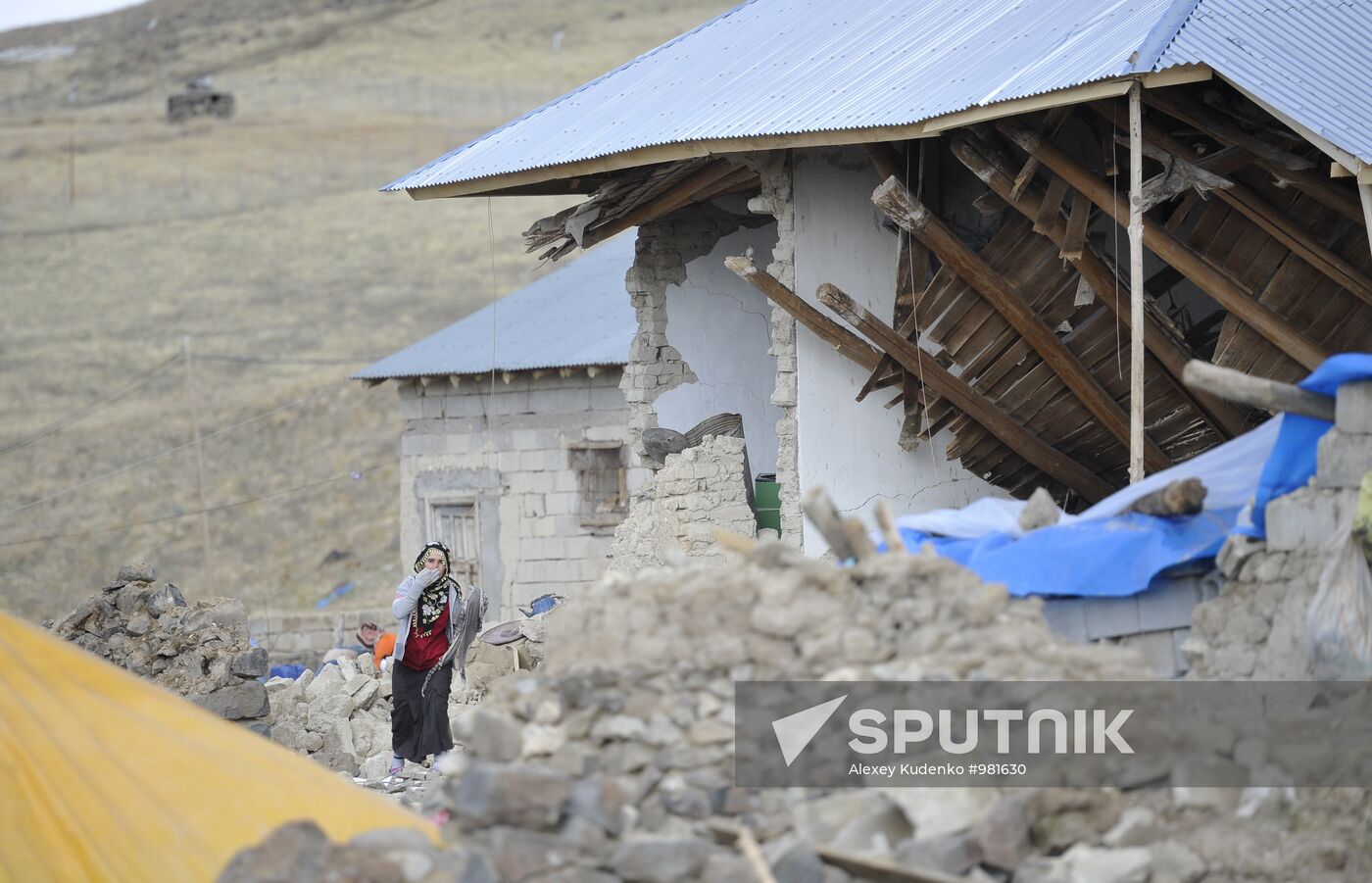 Quake aftermath in Turkey's Van province