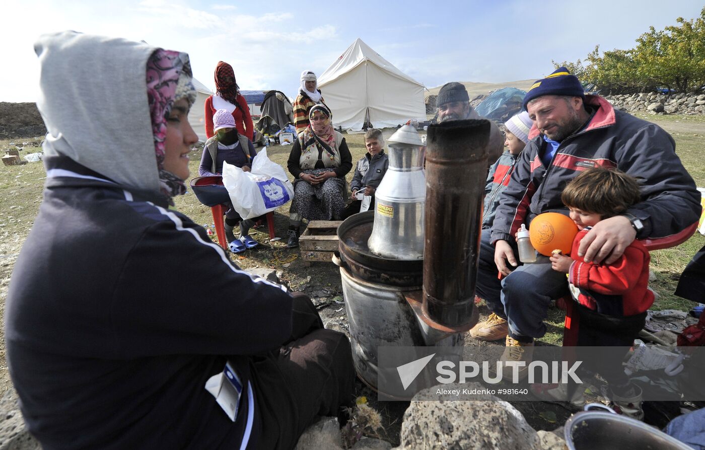 Quake aftermath in Turkey's Van province