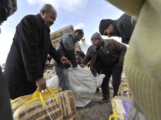 Quake aftermath in Turkey's Van province