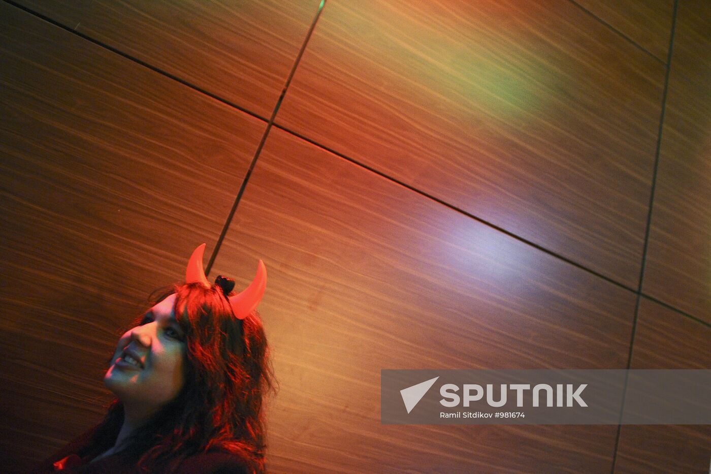 Halloween celebration in Moscow