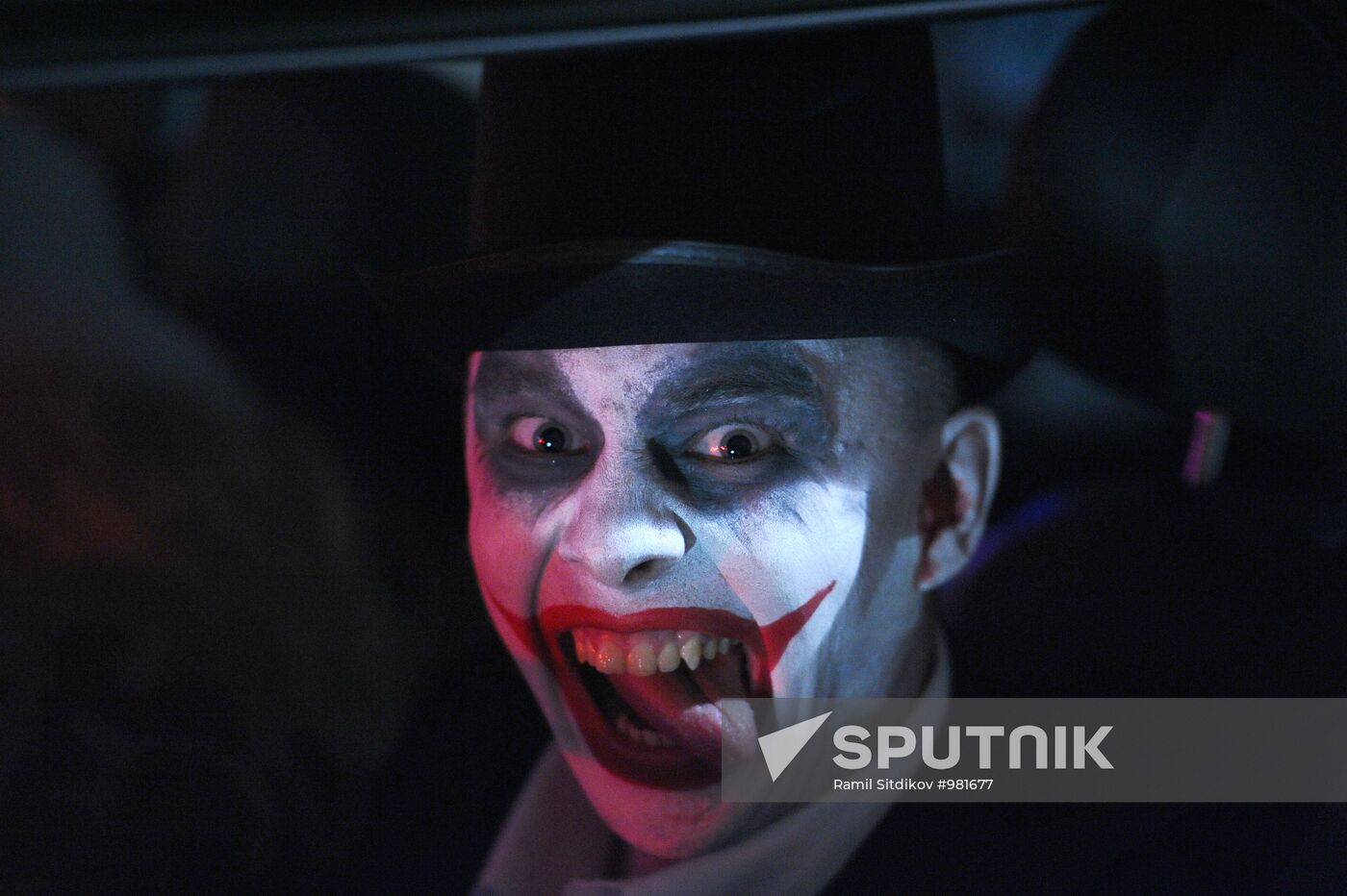 Halloween celebration in Moscow